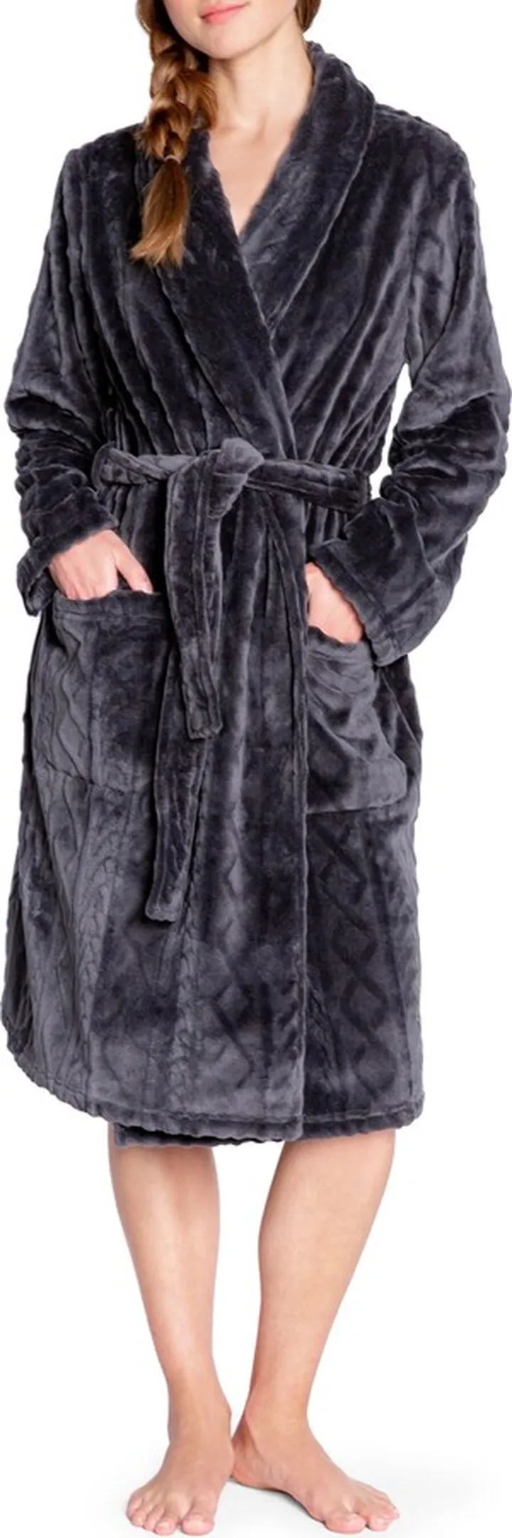 Plush Cable Robe