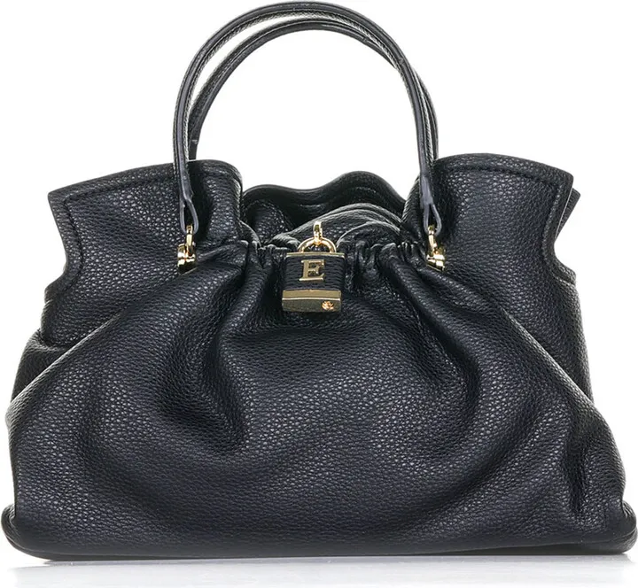 Octavia Curled Tote Bag With Shoulder Strap
