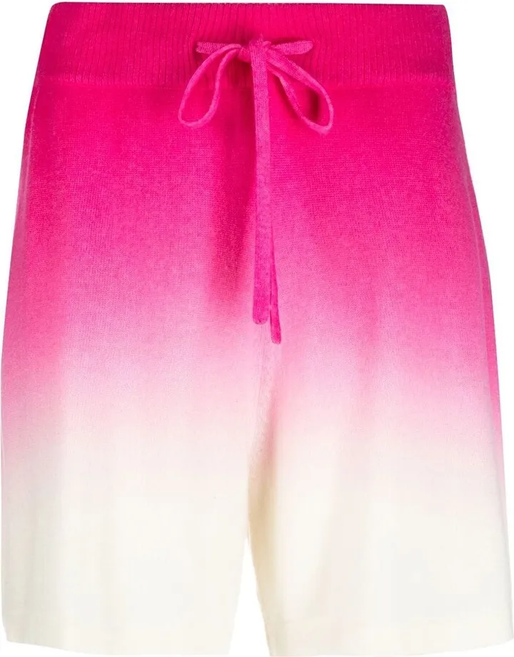 Dip-Dye Knitted Shorts