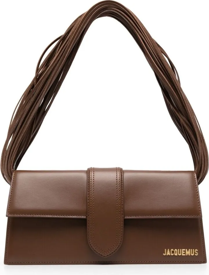 Brown Le Bambino Long Ficiu Shoulder Bag