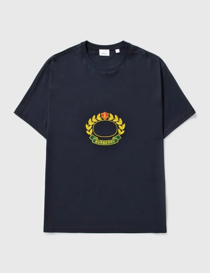 Oak Leaf Crest Cotton Oversized T-shirt