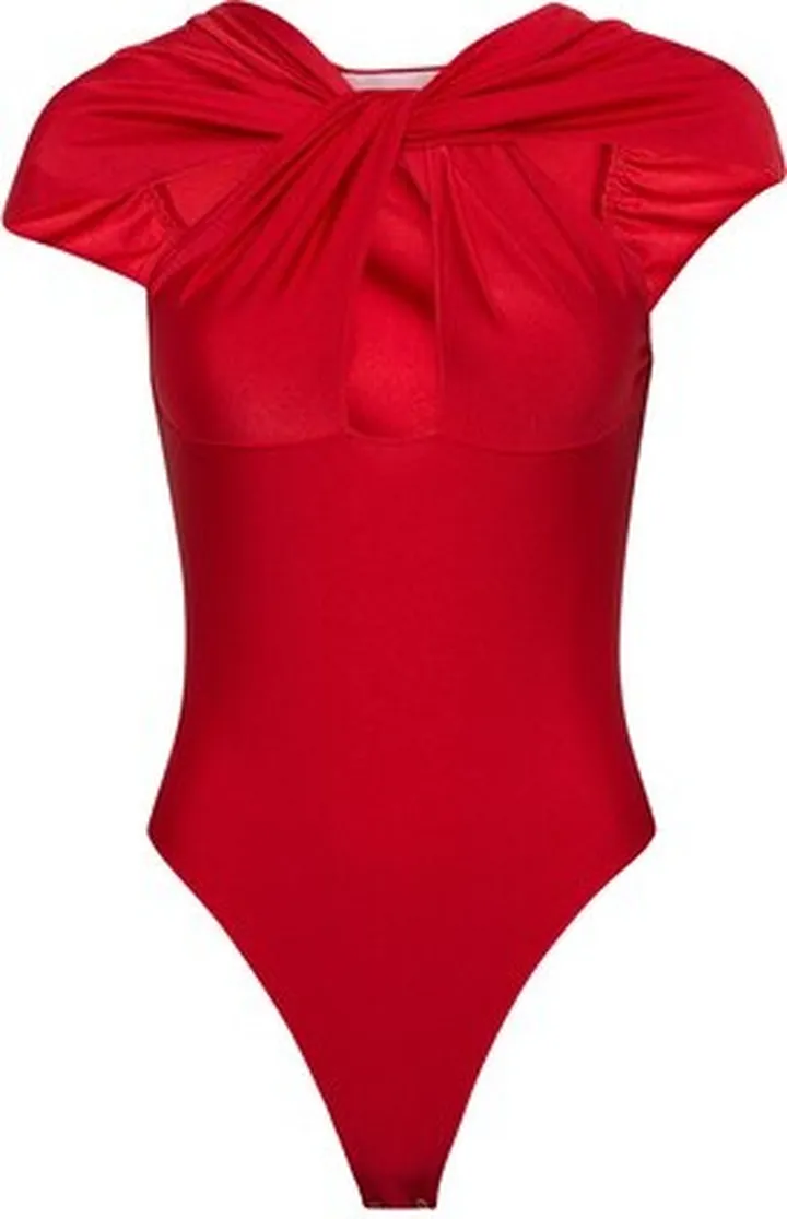Cut out jersey bodysuite