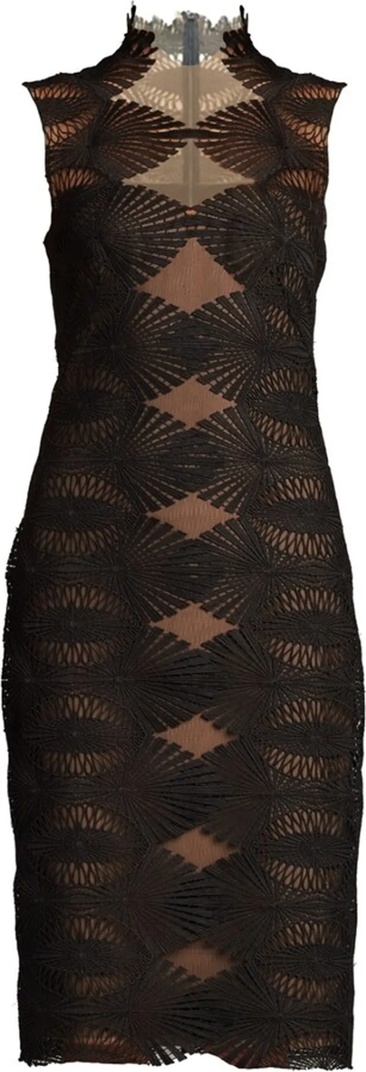 Calla crochet lace midi dress
