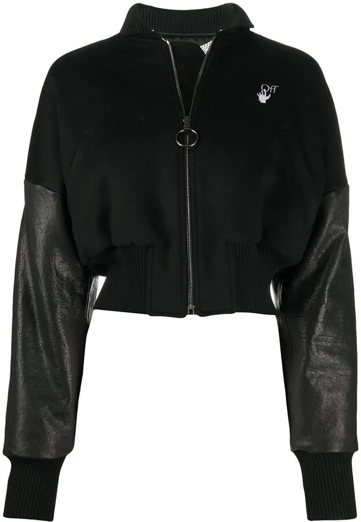 Cropped Bomber Jacket