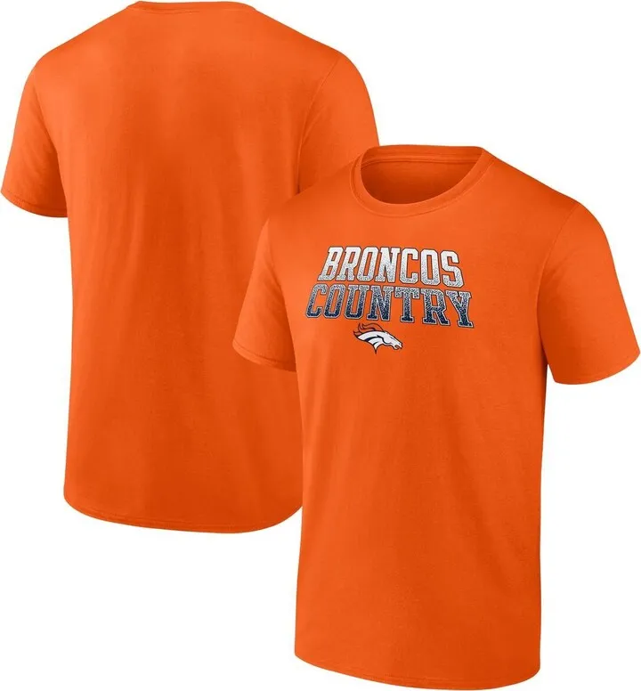 Men's Fanatics Branded Orange Denver Broncos Country Heavy Hitter T-shirt