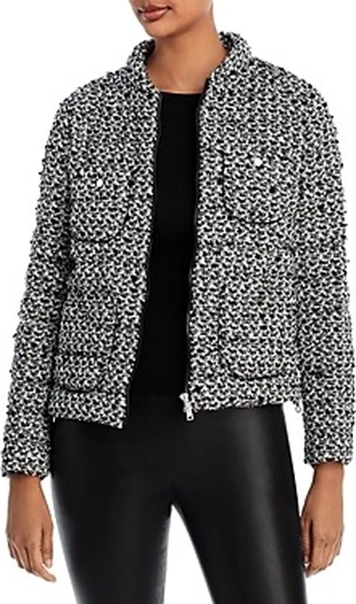 Herno Tweed Bomber Jacket