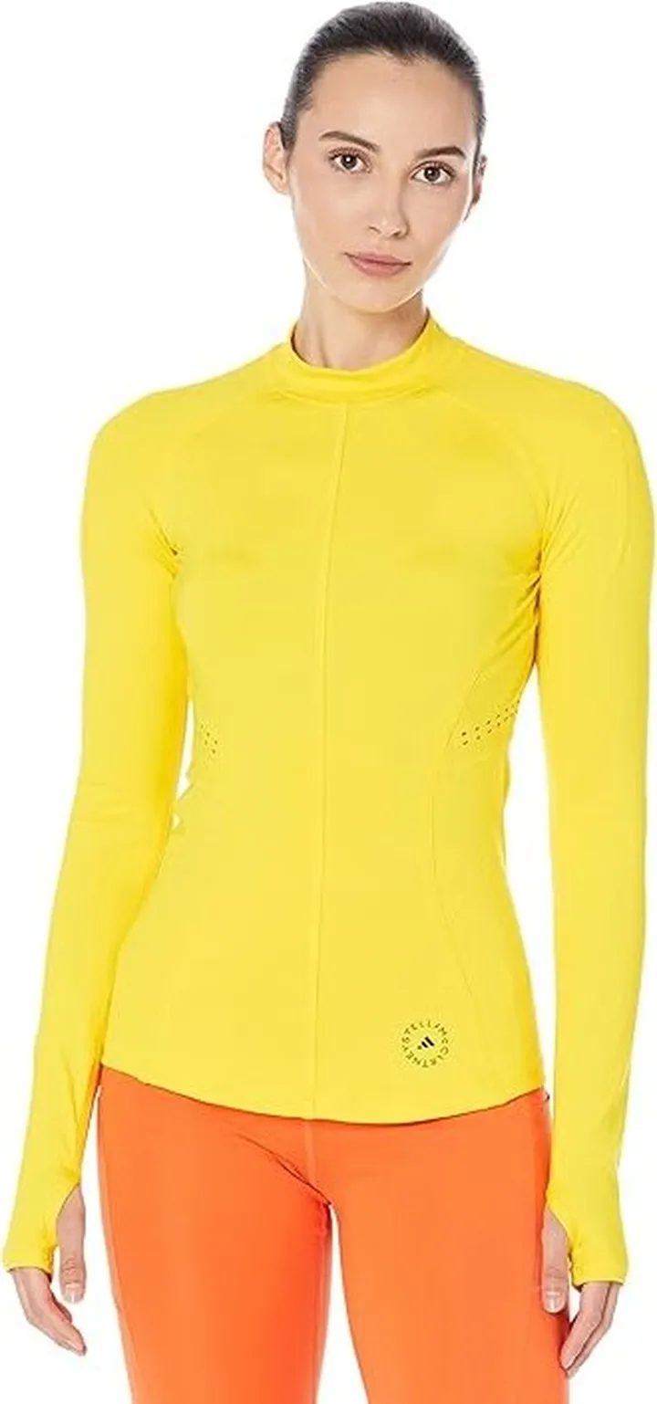 adidas by Stella McCartney Trueprupose Training Long Sleeve HG6872 (Yellow) Women's Clothing