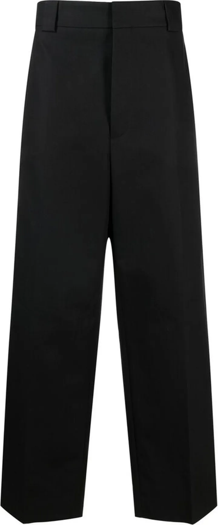 Logo-Patch Wide Leg Trousers