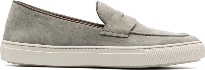 Calf-Suede Loafer Shoes