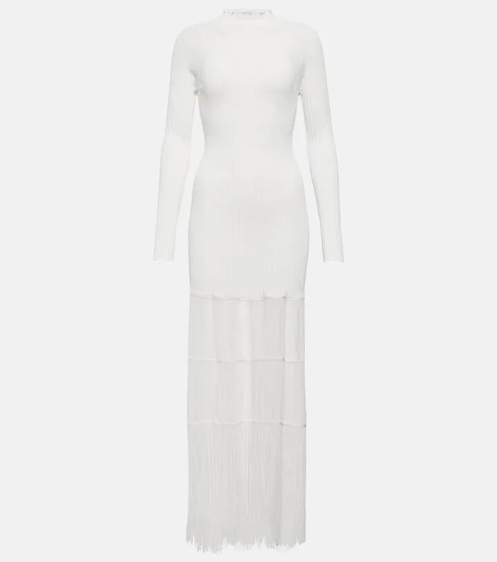 Cedar fringed maxi dress