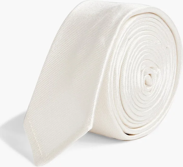 Silk-satin tie