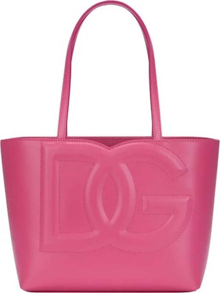 Small calfskin DG Logo Bag shopper