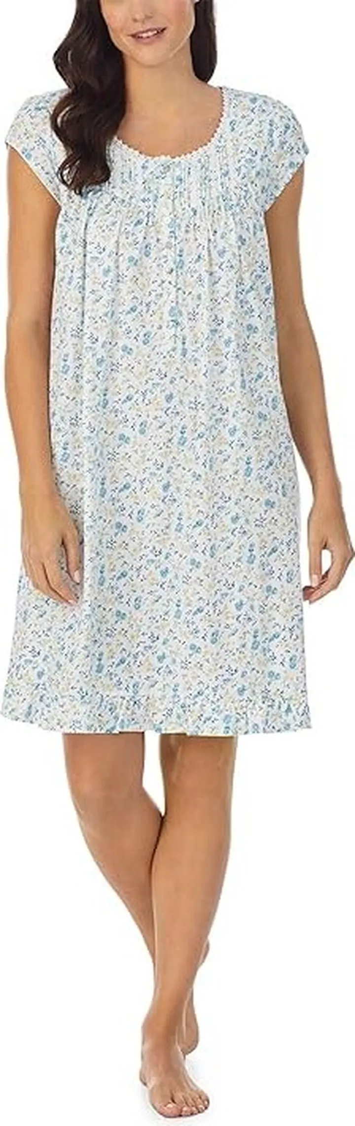 Eileen West Cap Sleeve Waltz Gown (Wild Flower) Women's Pajama