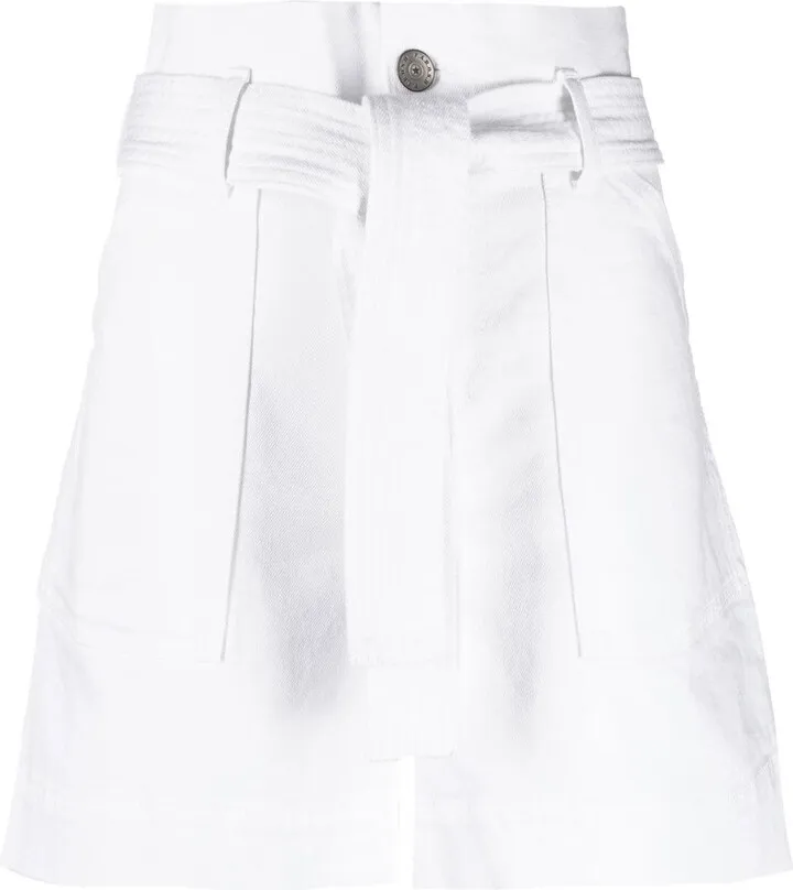 Paperbag-Waist Shorts