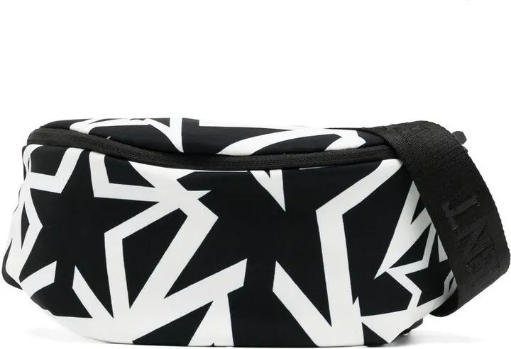 Folded Star gingham bum bag