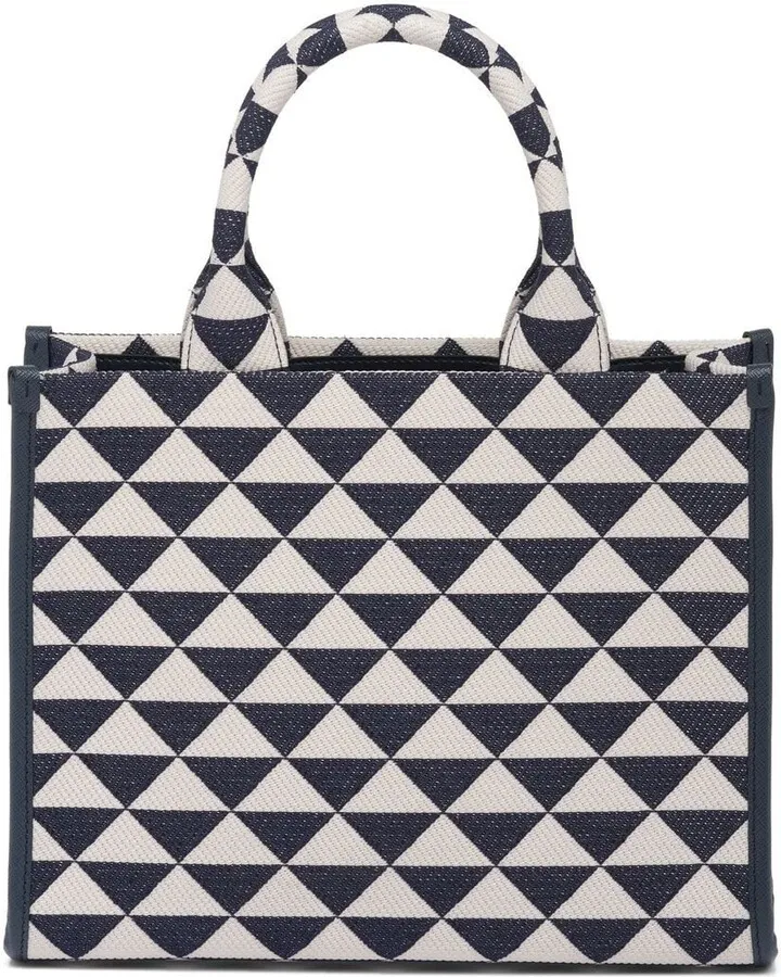small Symbole jacquard tote bag