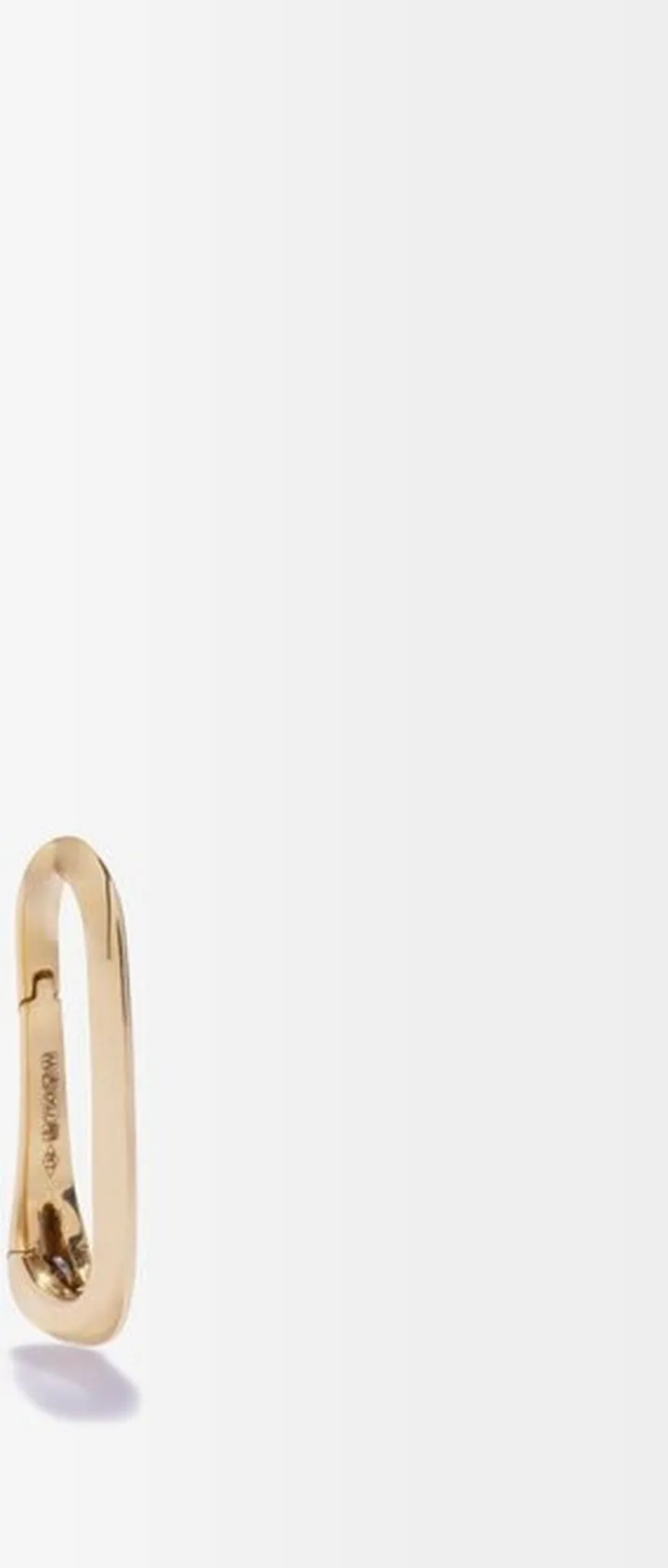 Knife Edge Large 18kt Gold Charm