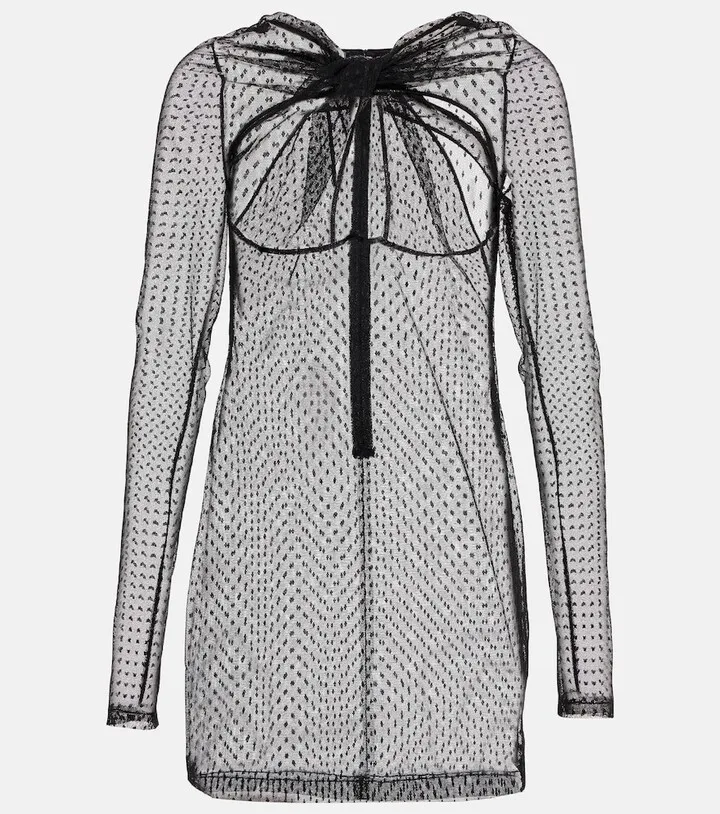 Point d'esprit minidress