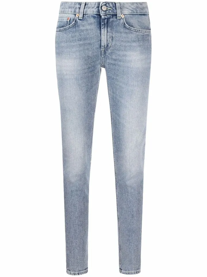 Distressed-Effect Denim Jeans