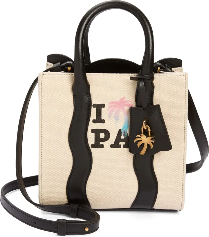 Mini I Love PA Canvas & Leather Beach Tote