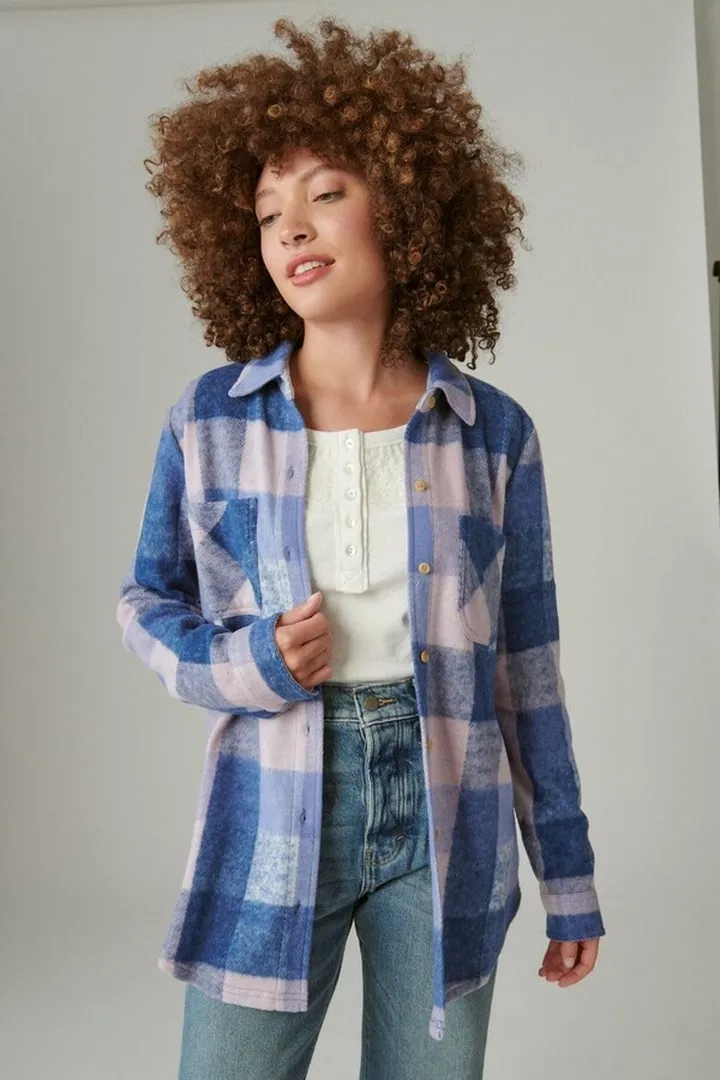 Knit Shirt Jacket