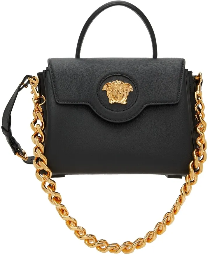 Versace Black Small 'La Medusa' Bag