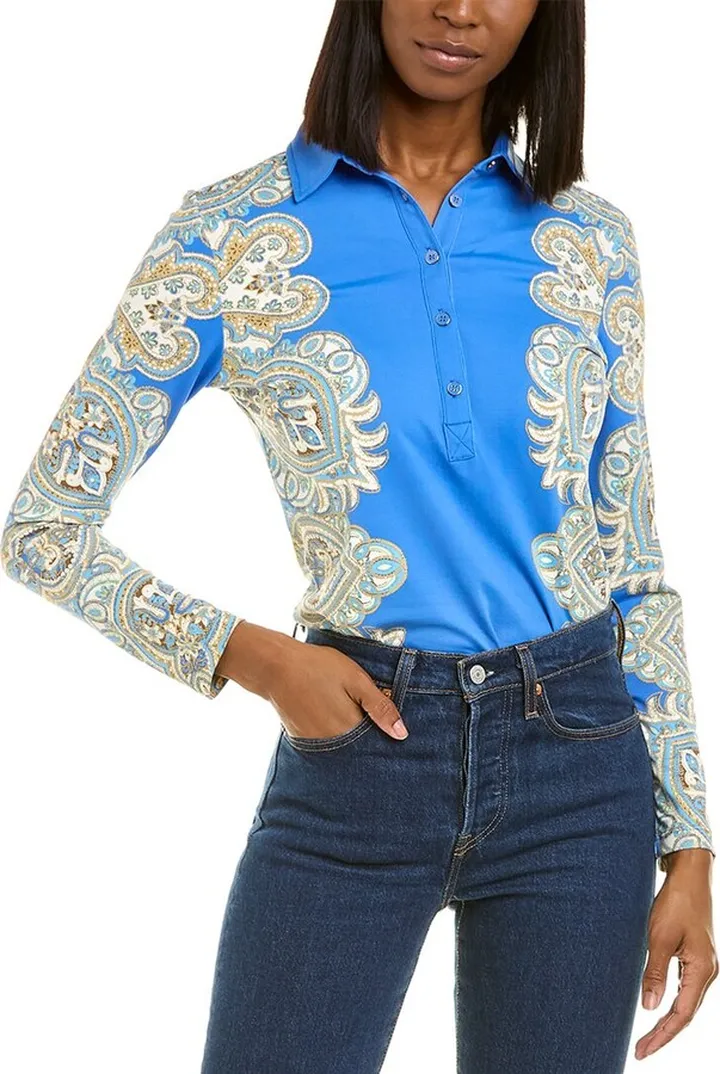 J.Mclaughlin Lauderdale Catalina Cloth Polo Shirt