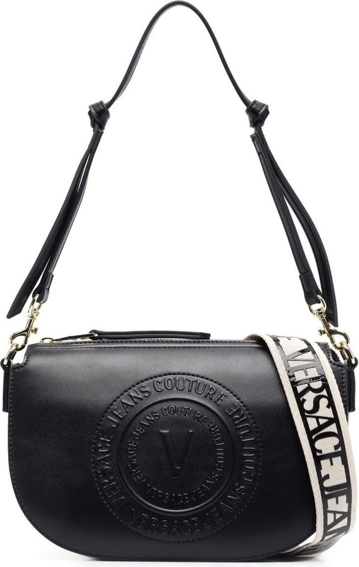 Logo-Embossed Shoulder Bag