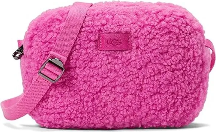 UGG Janey II Sherpa (Neon Pink) Handbags