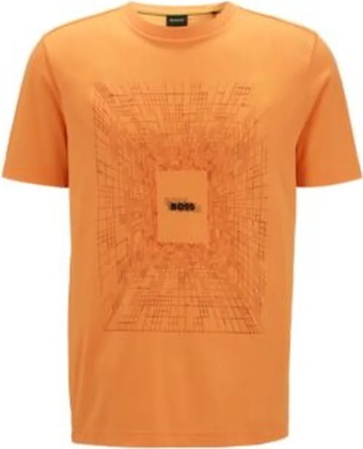 Cotton-blend T-shirt with glow-in-the-dark artwork