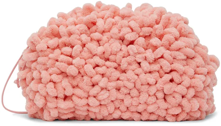 Bottega Veneta Pink Mini Pouch Clutch