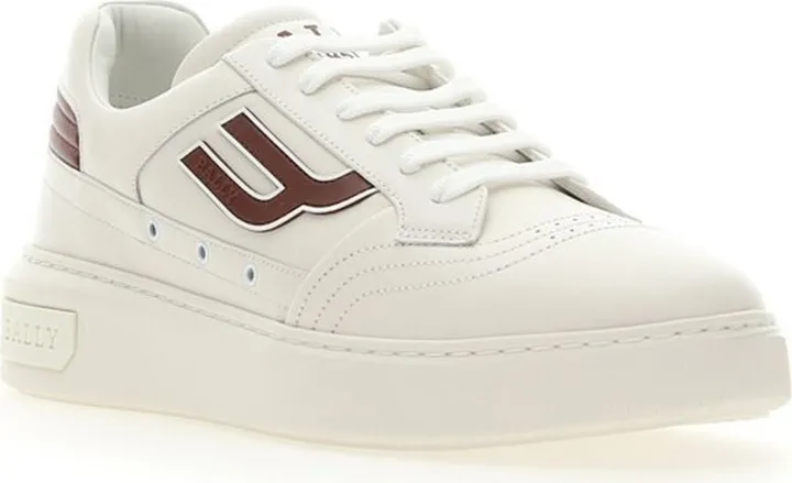 Bally Eyelet Detailed Logo Patch Low-Top Sneakers