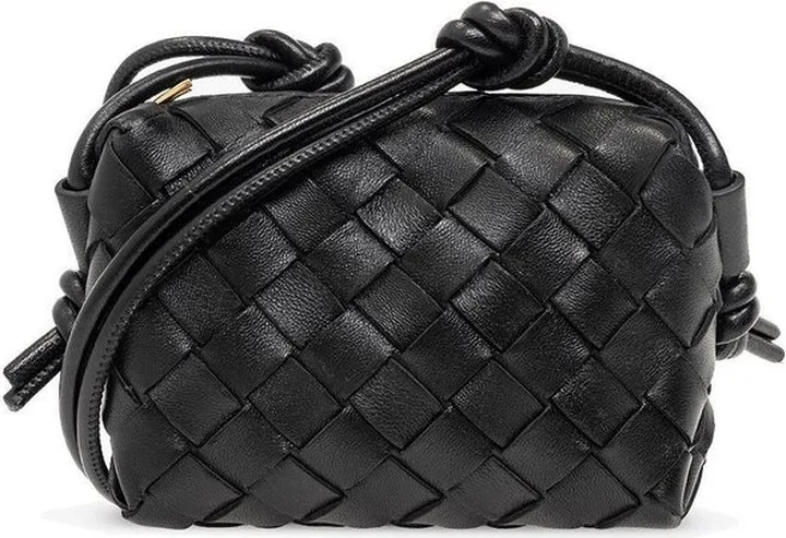 Bottega Veneta Interwoven Zipped Mini Shoulder Bag