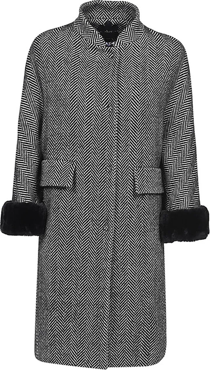 MOUCHE- Wool Blend Oversized Coat