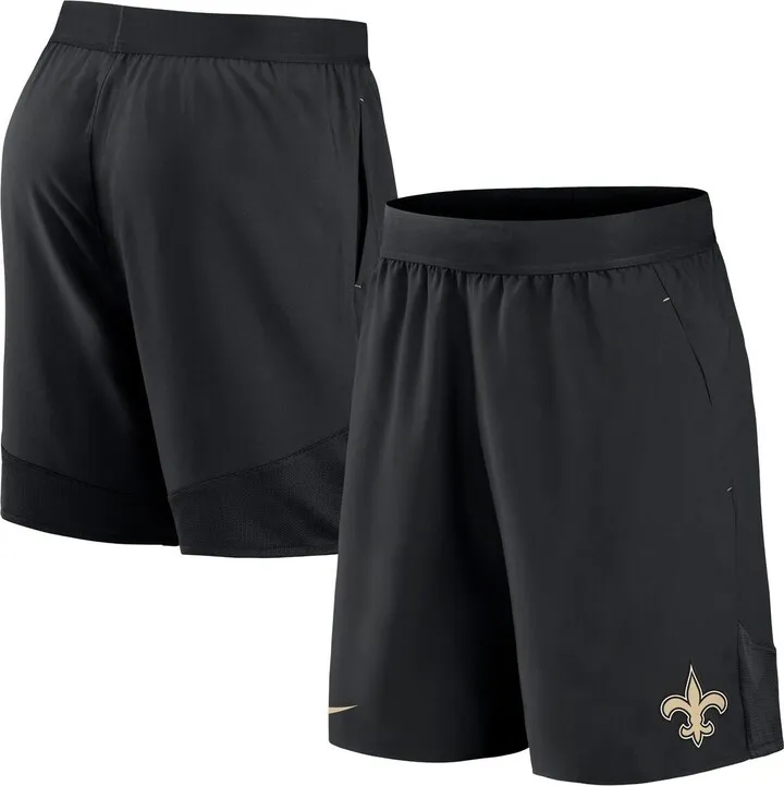 Men's Nike Black New Orleans Saints Stretch Woven Shorts