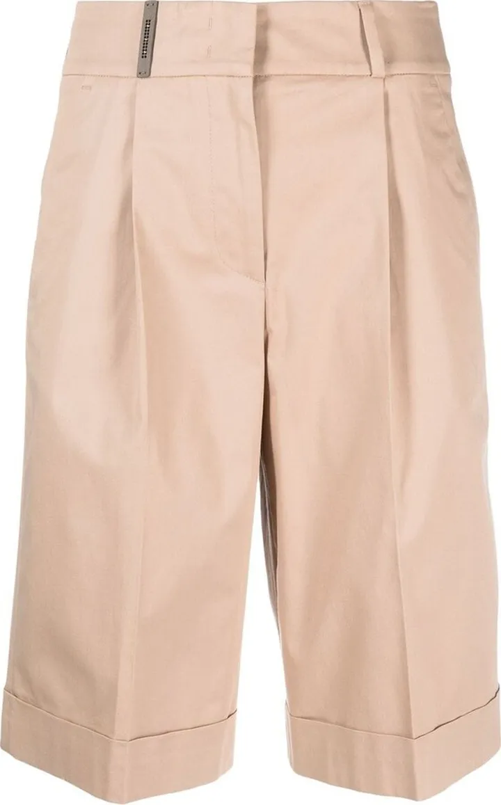 Tailored Knee-Length Shorts