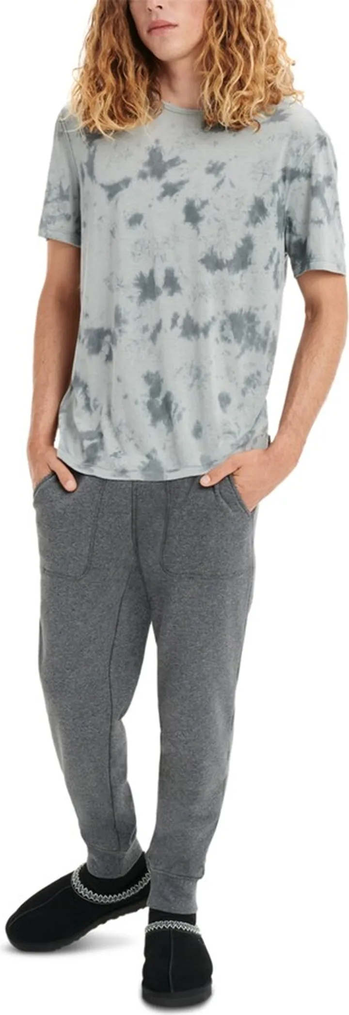 Ugg Men's Hank Slim-Fit Double-Knit Fleece Pajama Joggers