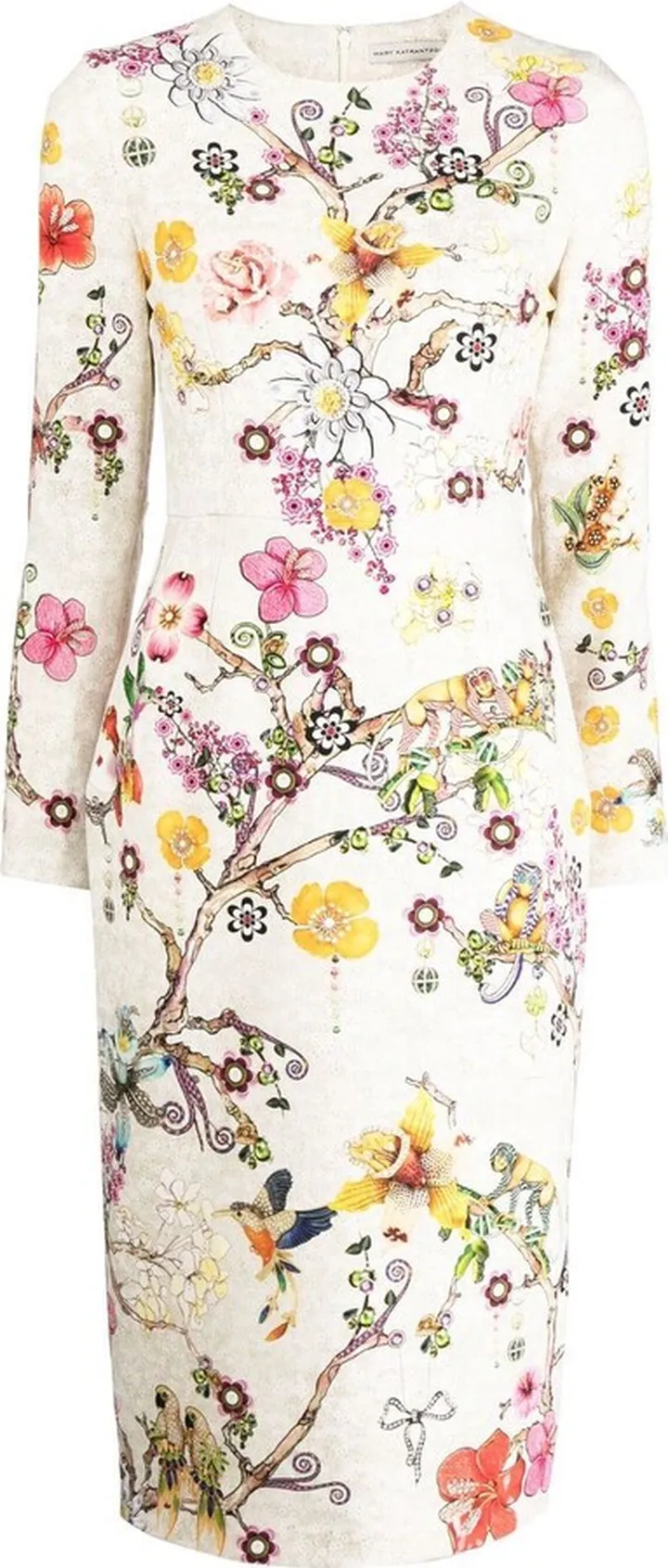 All-Over Floral Print Dress