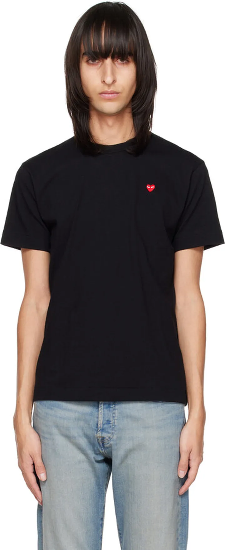 Comme des Garçons Play Black Small Emblem T-Shirt
