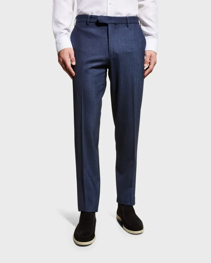 Men's Cotton-Stretch Chinos Trousers