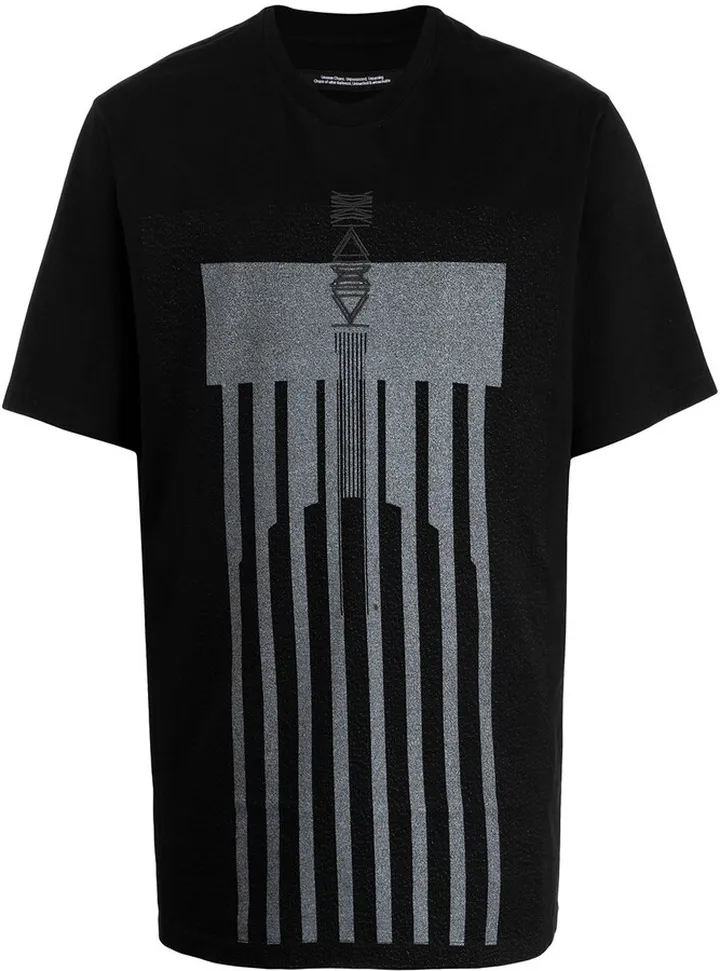 geometric print T-shirt