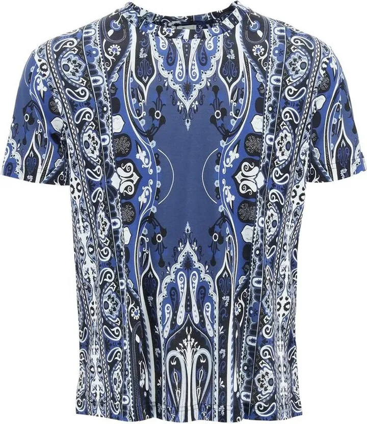 Etro Paisley-Print Crewneck T-Shirt