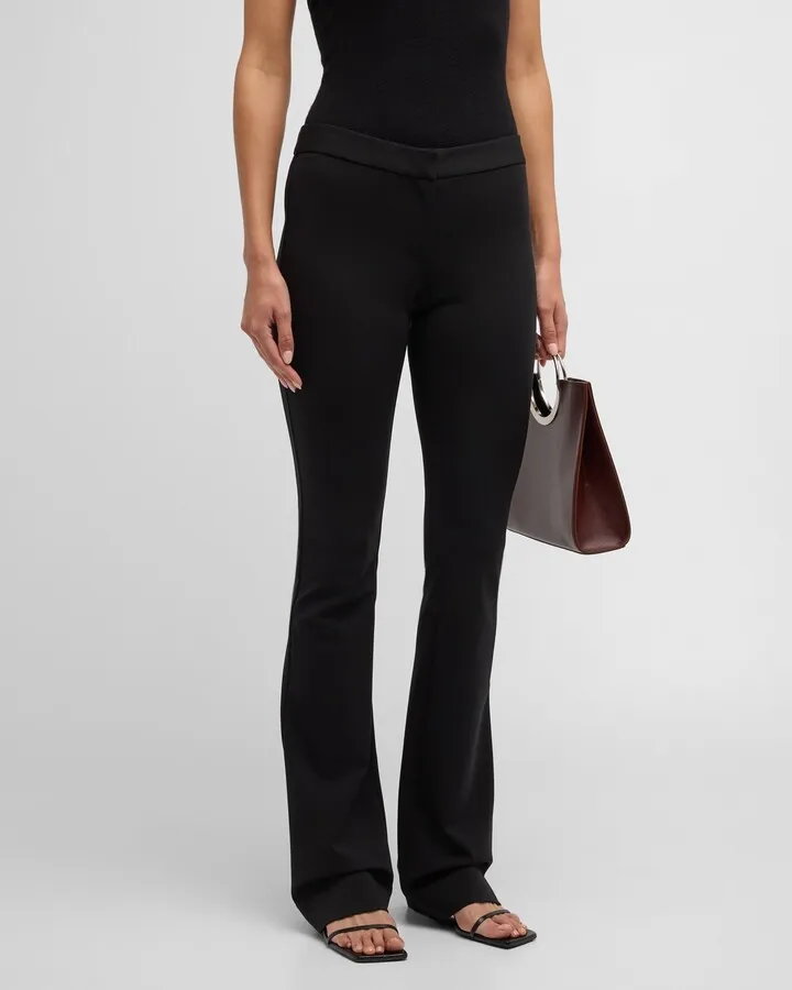 Waldorf Flare-Leg Secco Stretch Pants