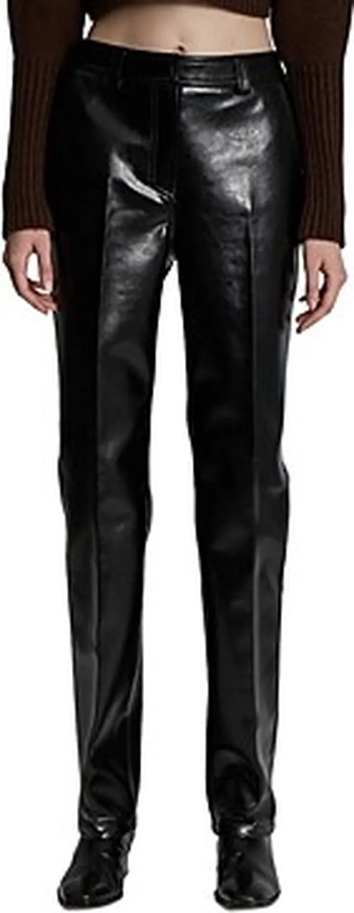 Lvir Glitter Faux Leather Pants