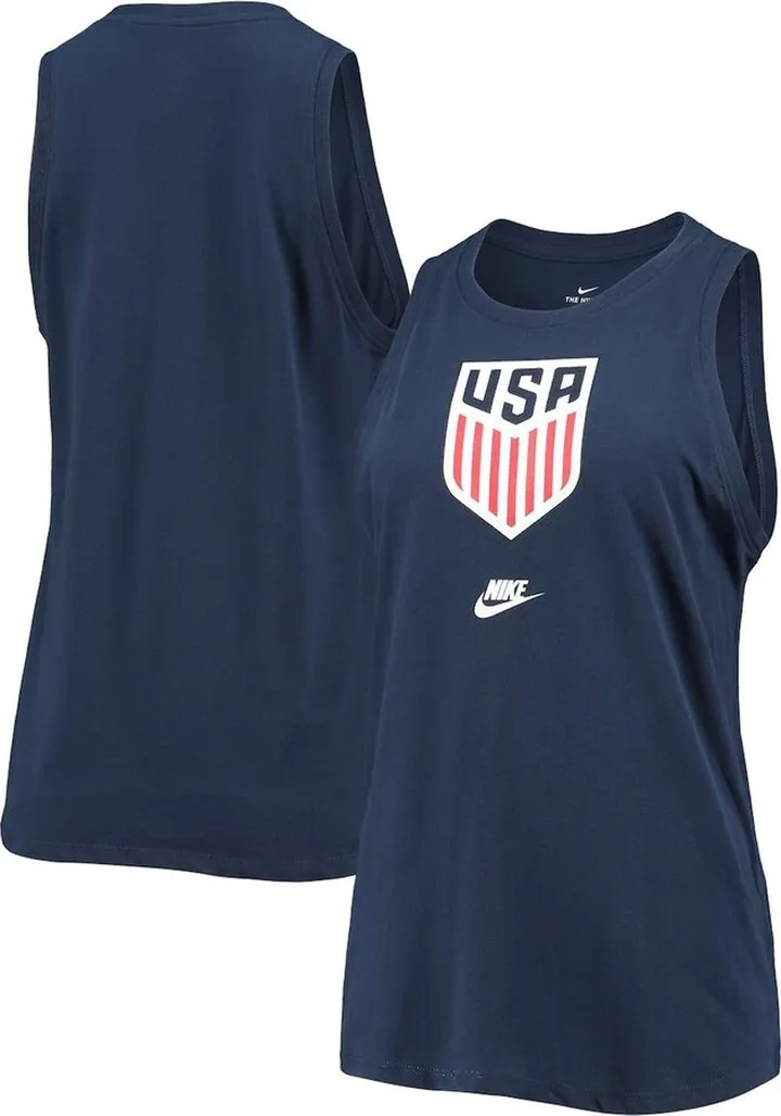 Women's Nike Navy Usmnt Tomboy Tank Top
