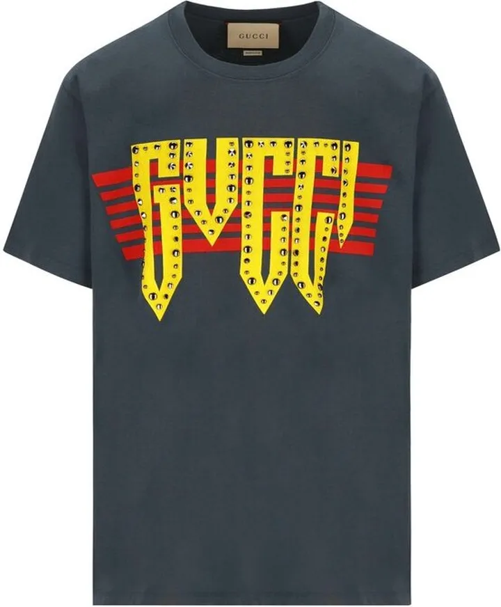 Gucci Graphic Logo Print Oversized-Fit T-Shirt