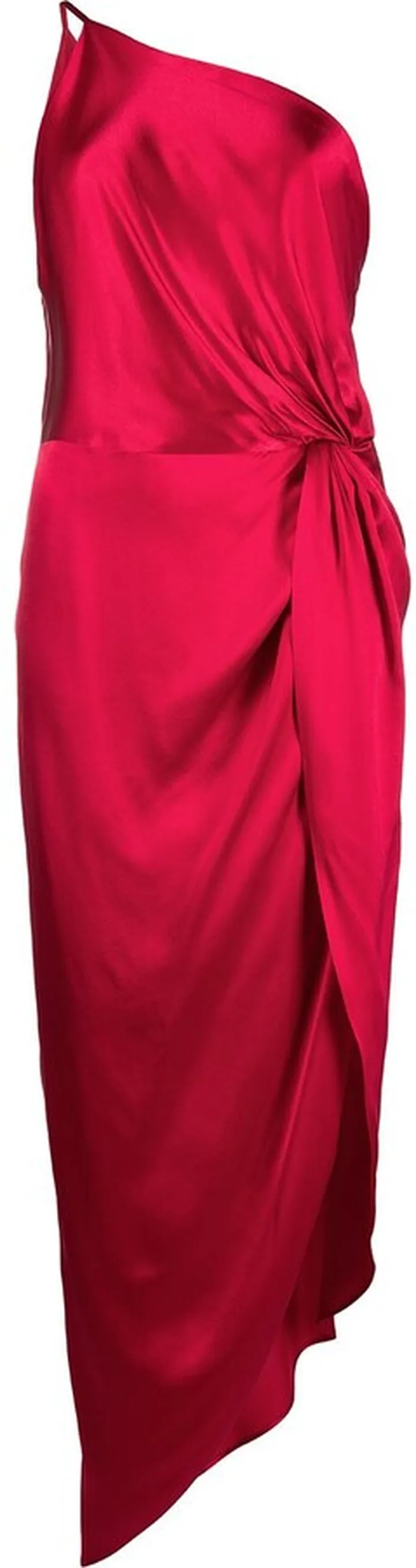 Twist-Knot Silk Dress