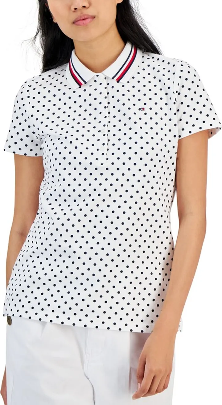 Tommy Hilfiger Women's Dotted Polo Shirt