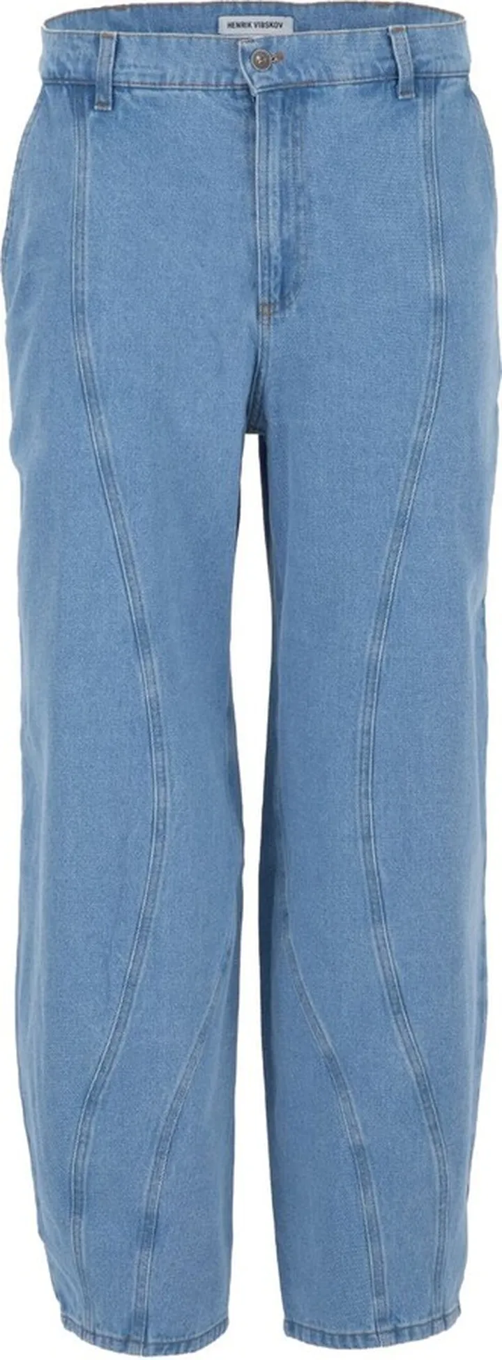 Engineered D straight trousers