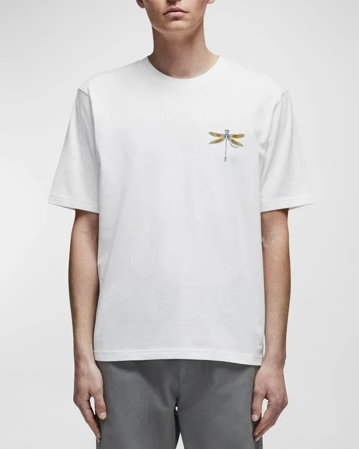 Men's Dragonfly Graphic Jersey T-Shirt